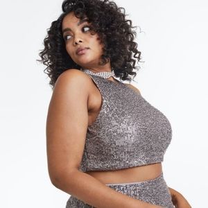 H&M Sequin Top